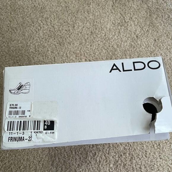 Aldo Women's Wedge Brown Frinuma Booties Size 9 - Picture 10 of 10